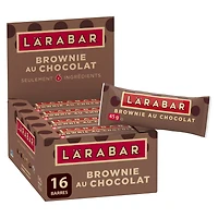 Larabar Sans gluten Brownies au chocolat 16 barres x 45 g, 720 g