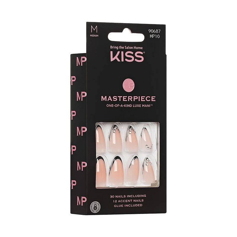 KISS Masterpiece - Faux ongles - Perfection - Amande - Moyen - 30 pièces KISS Masterpiece