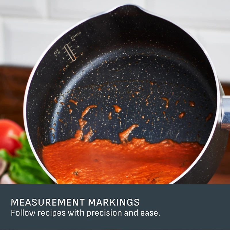 T-fal Signature 9 Piece Set, Pots and Pans, Non-Stick Cookware