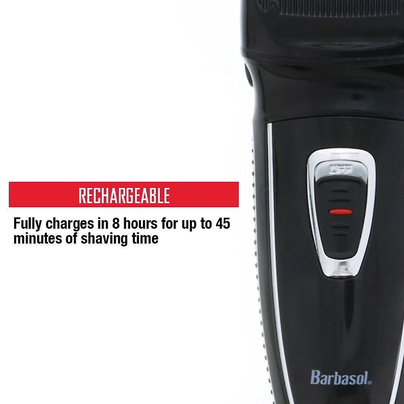 Barbasol 1200 Series Rasoir électrique rechargeable – CBF12001