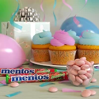 Mentos Chewy Mints, Strawberry - Pack of 4 Rolls (56 Pieces), 37g per roll