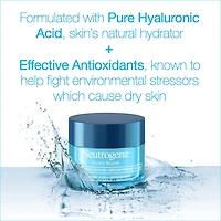 Neutrogena Hydro Boost Sérum pressé Nuit pour le visage avec acide hyaluronique purifié et antioxydants, pour une peau hydratée 48g