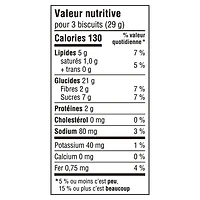 Biscuits Style de vie avoine, canneberges et agrumes de Peek Freans 290 g