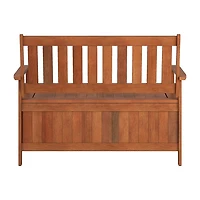 Banc de rangement extérieur den bois massif Miramar