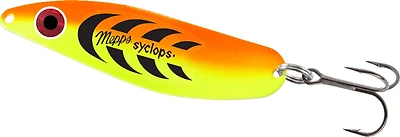 Mepps S1-OC Syclops Spoon 2-1/4" 1/2oz Plain Orange/Chartreuse