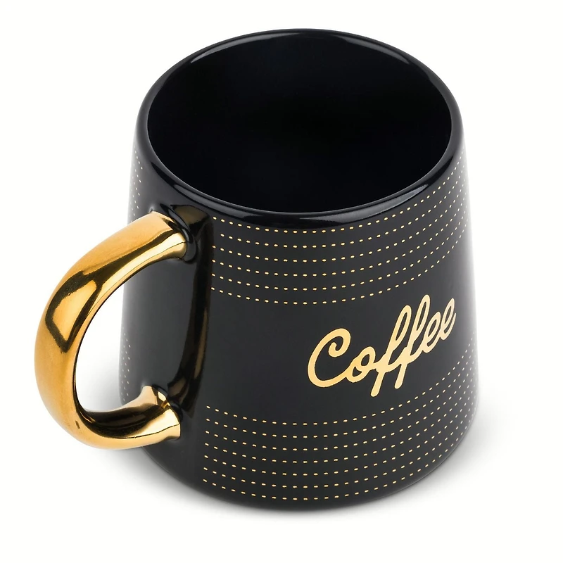 Thyme & Table Grès Tasse à café 20 fl oz, Noir tasses à café