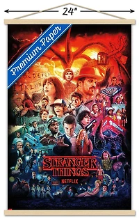 Netflix Stranger Things - Three Seasons One Sheet Wall Poster, 22.375" x 34"