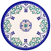 Laurie Gates Tierra Star 12 Piece Hand Painted Stoneware Dinnerware Set