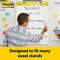 Post-it Bloc chevalet super collant, 25 po x 30 po