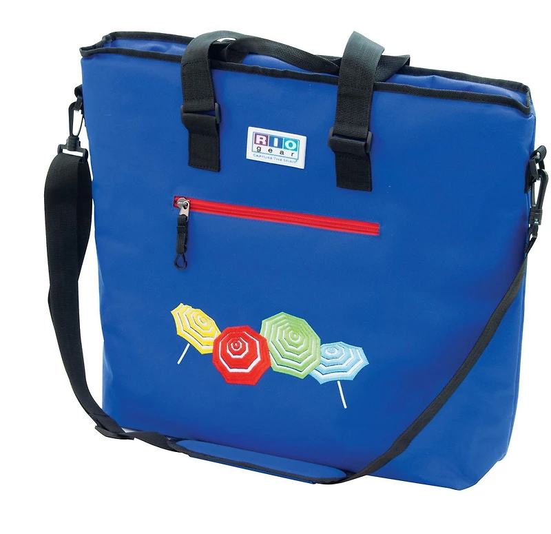 Rio Beach Blue Deluxe Insulated Tote Bag with Bottle Opener