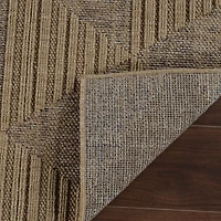 Tapis d'interieur exterieur abstrait Rug Branch Hogar, marron beige, moderne - Salon, chambre, salle a manger et cuisine