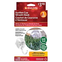 Simple Living Solu Suction Cup Wreathhk, SIMPLE LIVING SOLU SUCTION CUP WREATHHK