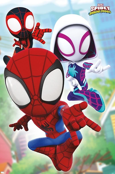 Marvel Spidey and His Amazing Friends - Webs Wall Poster, 22.375" x 34"