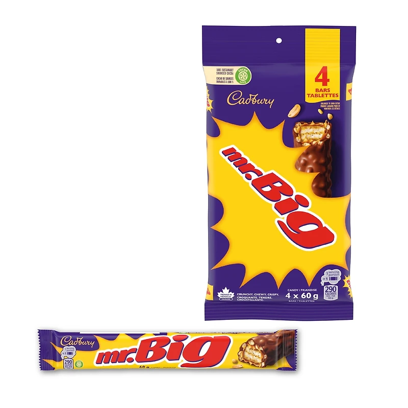 Cadbury Mr. Big Multipack Chocolate, 240 g
