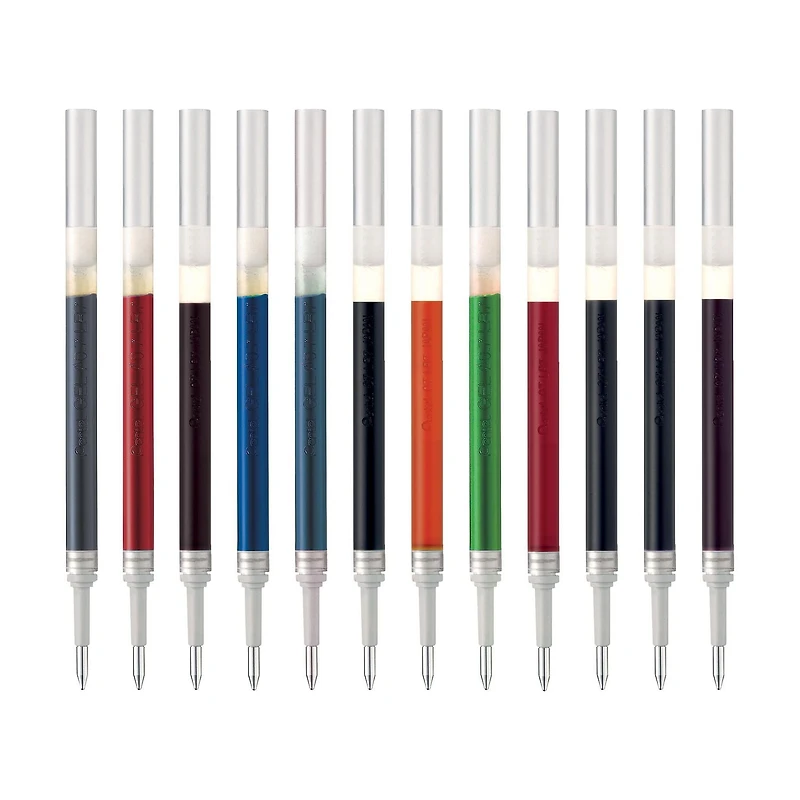 Refill Ink - For EnerGel Gel Pen, (0.7mm) Medium Point, Assorted Colour 12PC Pack