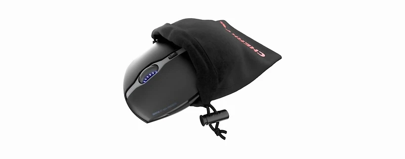 Cherry GENTIX BT Wireless Bluetooth Mouse, Multi-Device Function for up to 3 Devices, Switchable Resolution (1K/2K DPI), 7 Buttons and Scroll Wheel, Battery Operated (Black)