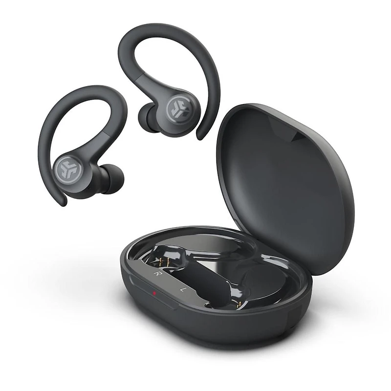 JLab Audio Go Air Sport True Wireless Earbuds Graphite, GoAirSportTrWirEarGr