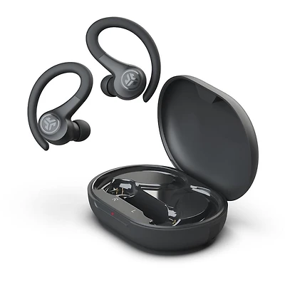 JLab Audio Go Air Sport True Wireless Earbuds Graphite, GoAirSportTrWirEarGr