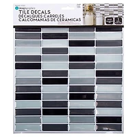 Truu Design Self-Adhesive Rectangular Peel and Stick Backsplash Wall Tiles