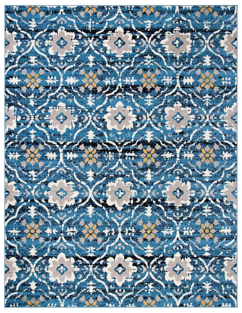 SAFAVIEH Amsterdam Karenza Geometric Floral Area Rug