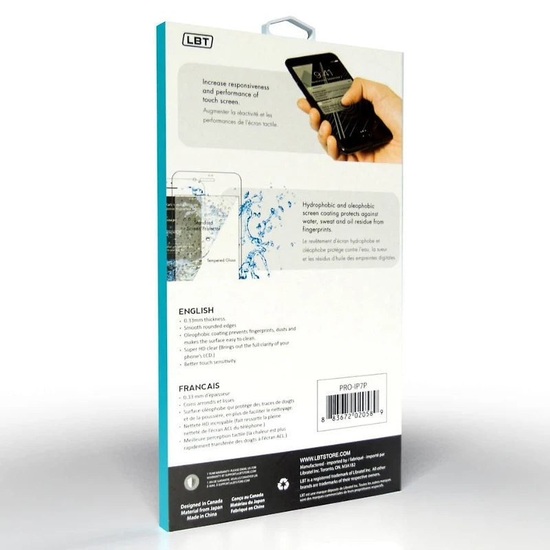 Protecteur d'écran en verre trempé LBT pour Google Pixel XL2