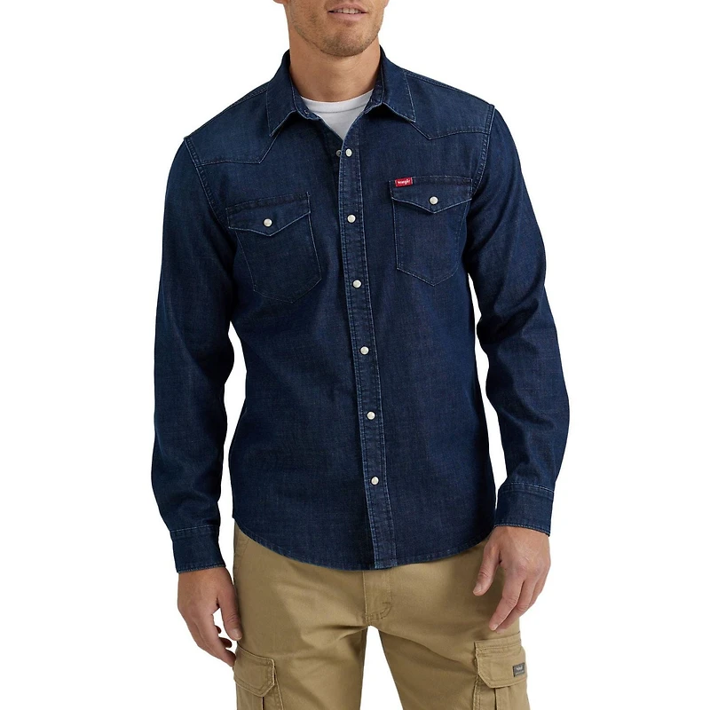 Long Sleeve Volume Fashion Toby Denim (New Rodeo) Slim Untuck Shirt
