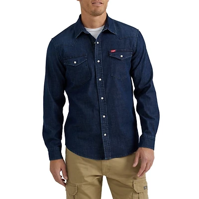 Long Sleeve Volume Fashion Toby Denim (New Rodeo) Slim Untuck Shirt