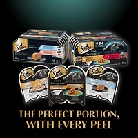 SHEBA GRAVY INDULGENCE PERFECT PORTIONS Adult Wet Cat Food Chicken & Beef Entrée in Extra Gravy Variety Pack