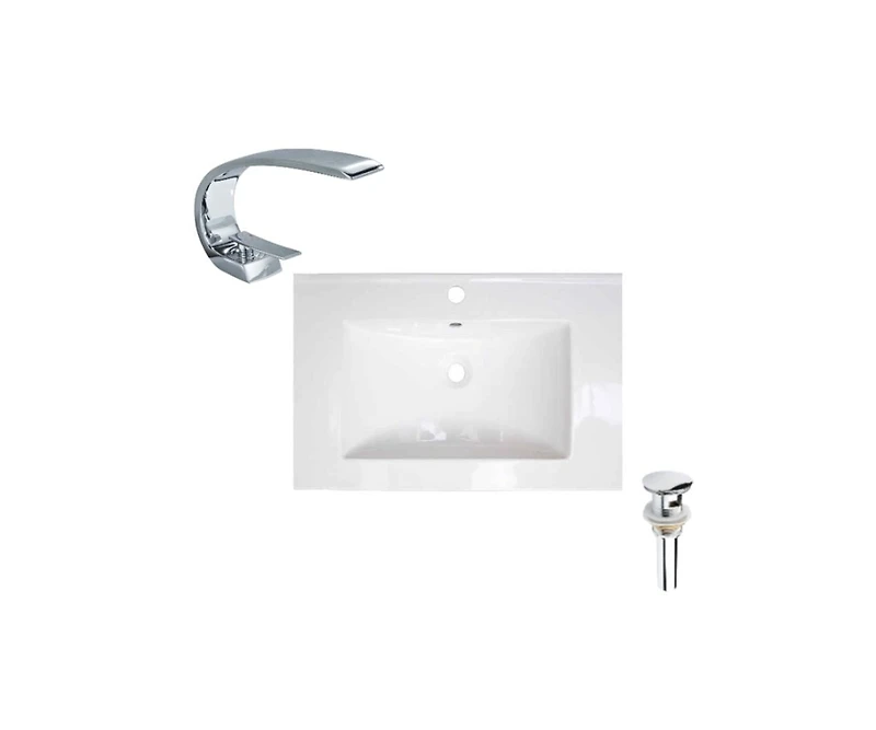 DROP Bath and Kitchen DR091409 Bathroom Vanity Top Set