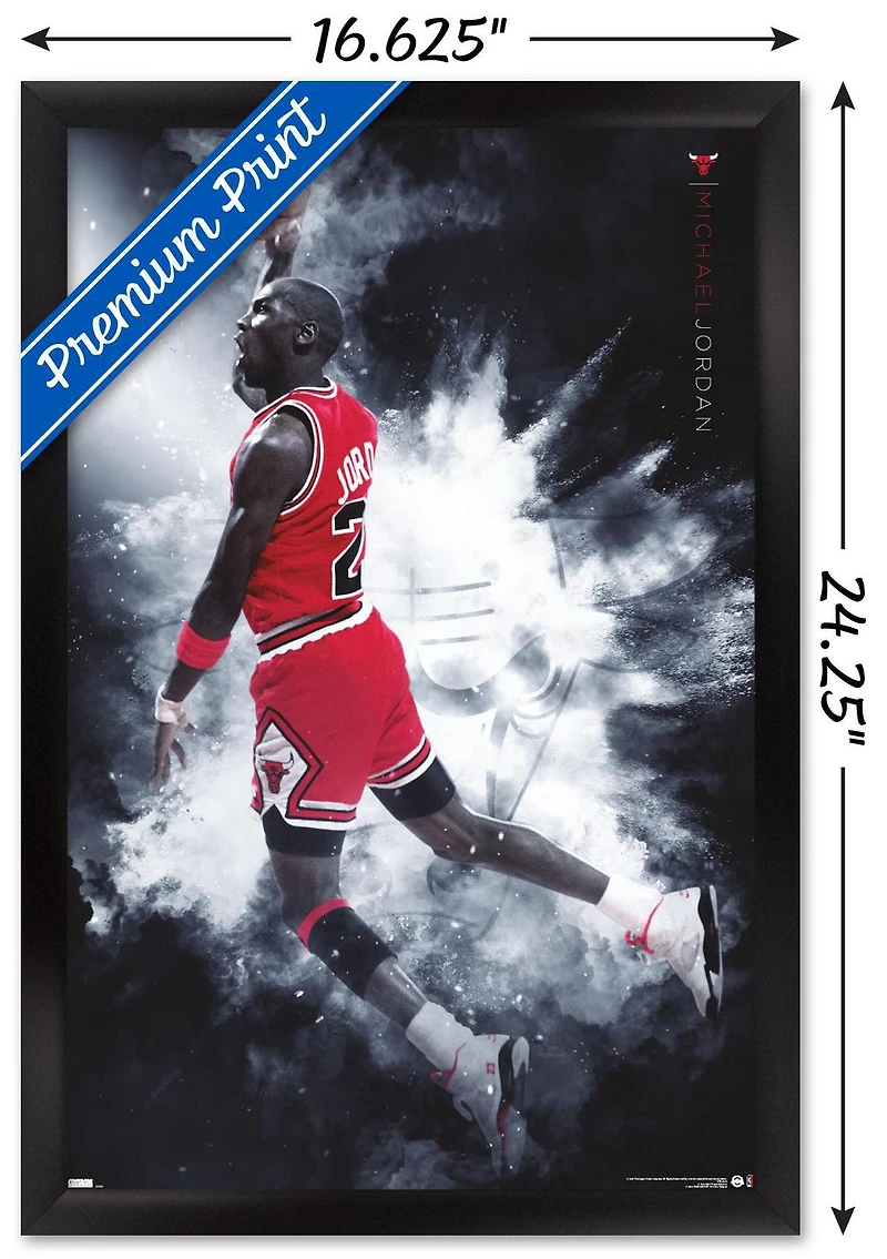Michael Jordan - Burst Wall Poster, 22.375" x 34"