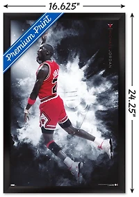 Michael Jordan - Burst Wall Poster, 22.375" x 34"