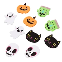75 Foam Stickers – Pumpkin, Ghost, Cat, Skull, Frankenstein, Halloween, Ages 3+, Party Favors, by Way to Celebrate