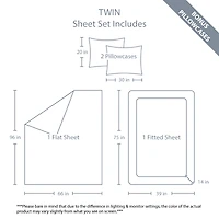 Swift Home Luxury 6-Piece Sheet Set with Extra Pillow Case, Queen, Blush