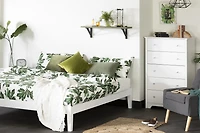 South Shore Vito Solid Wood Platform Bed