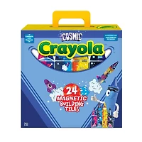 CREATEON Crayola Cosmic Magnetic Tile 24 Pc Ensemble