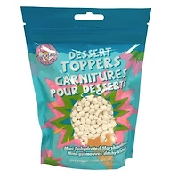 Garnitures de dessert scintillantes - Mini guimauves déshydratées Garnitures de dessert scintillantes - Mini guimauves déshydratées 85g