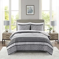 Mainstays Greek Key 7pc Bed in a Bag Set