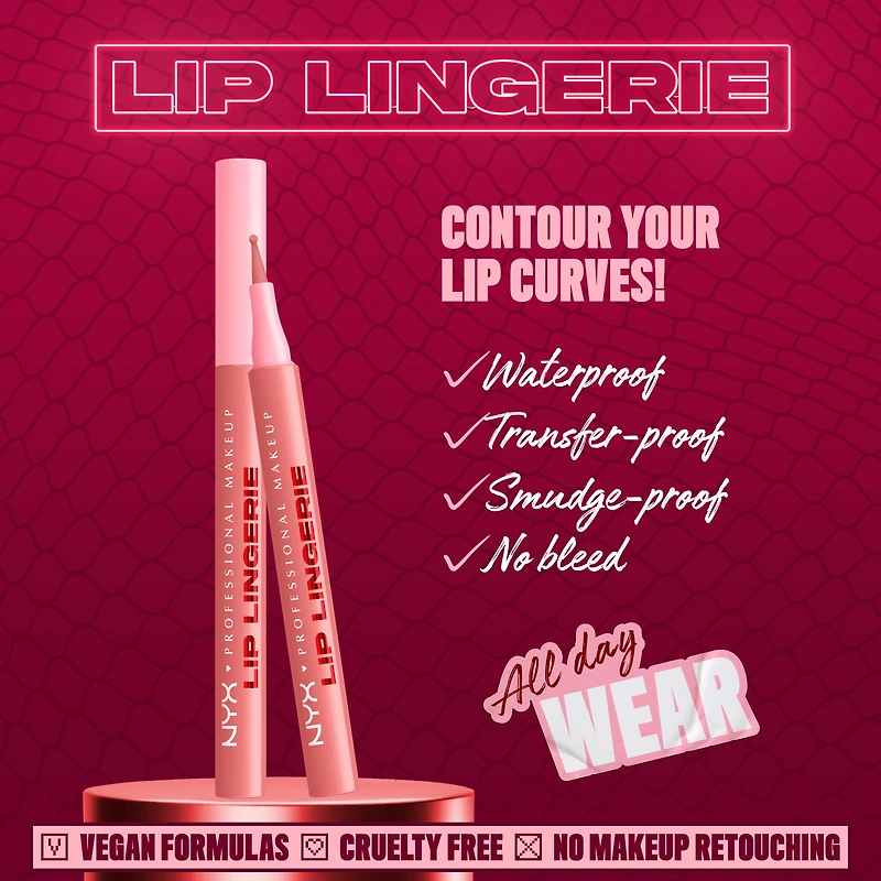NYX Professional Makeup encre à lèvres teinté Lip Lingerie