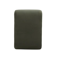 Better Homes & Gardens Juliet Velvet Waterfall Ottoman, Olive