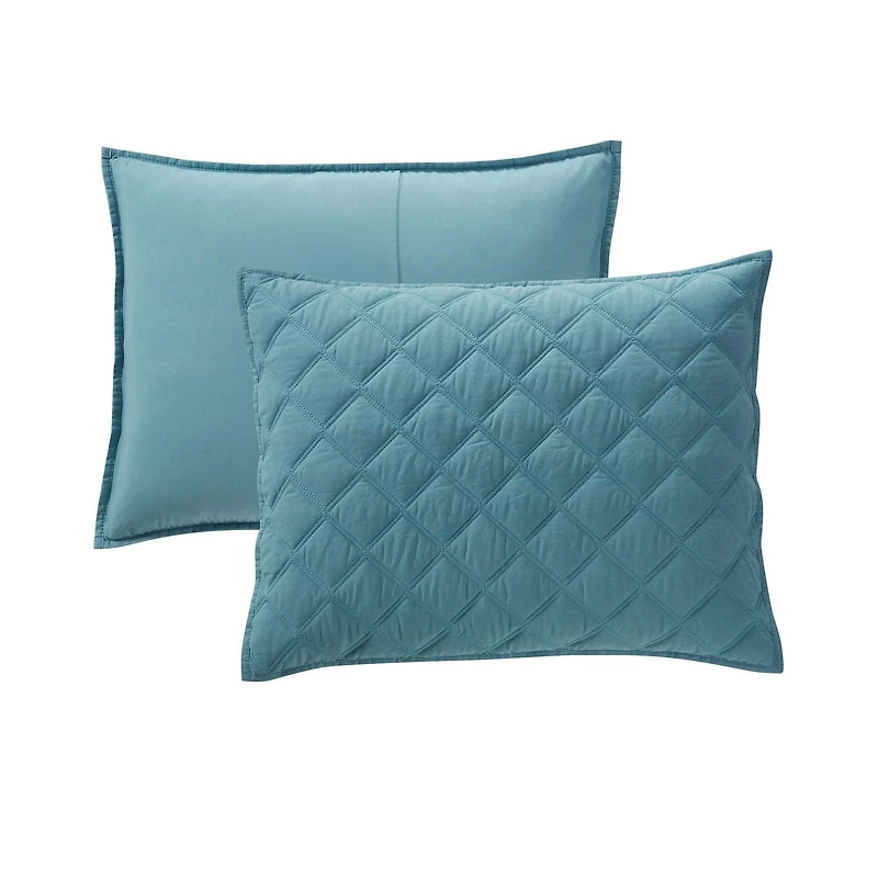 Avery Pure Cotton Bamboo Babs 3 Piece Double/Queen Quilt Set