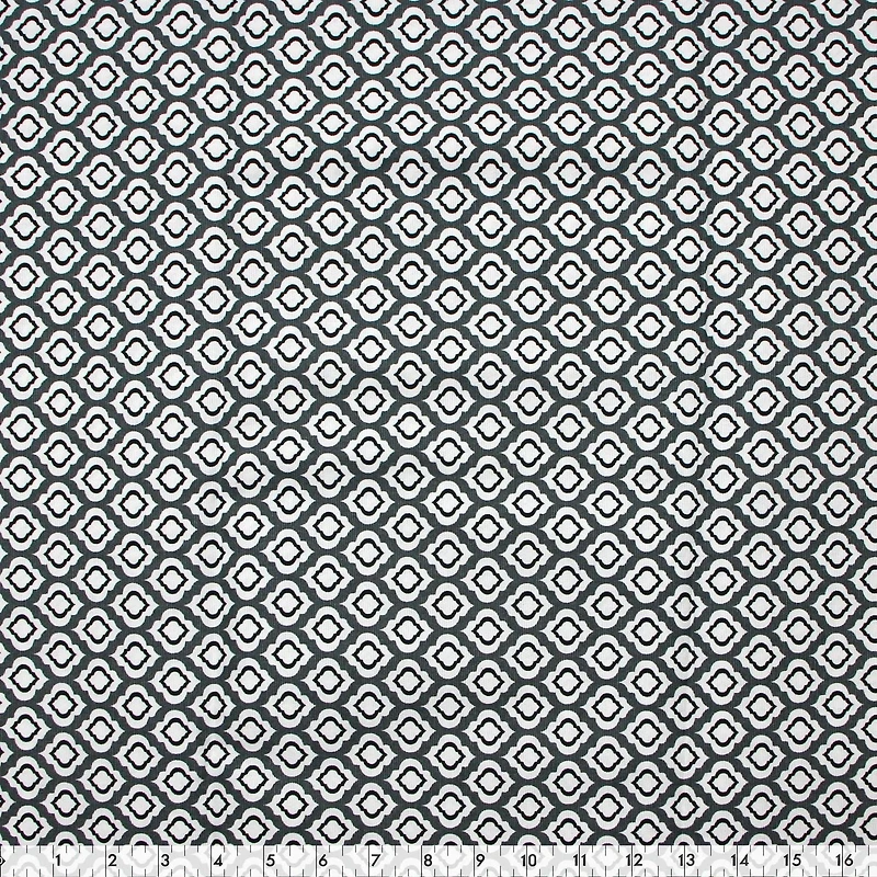 Tissu pré-coupé en toile Fabric Creations en gemmes noires - 42" x 72" / 1.1 m x 1.8 m