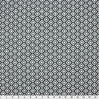Tissu pré-coupé en toile Fabric Creations en gemmes noires - 42" x 72" / 1.1 m x 1.8 m
