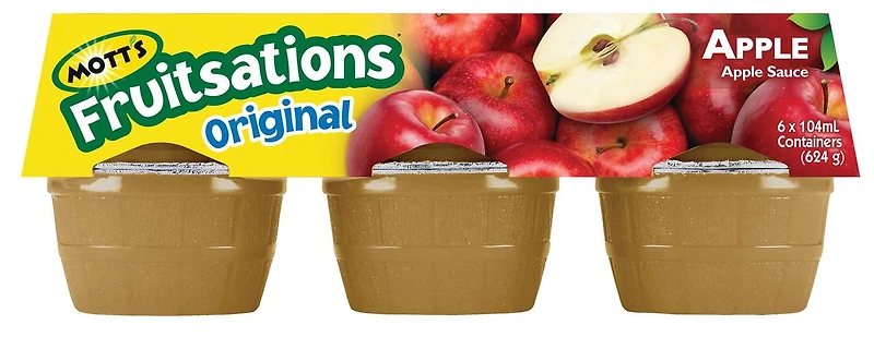 Mott’s Fruitsations Sauce aux pommes originale 6x113g