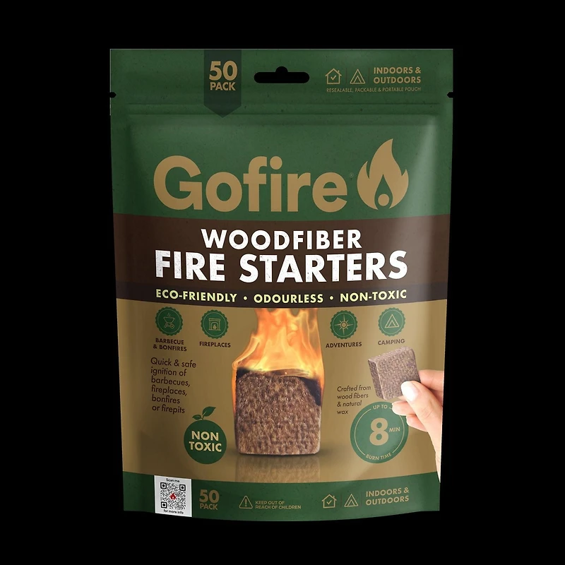 GoFire All Natural Wood Fiber Fire Starter