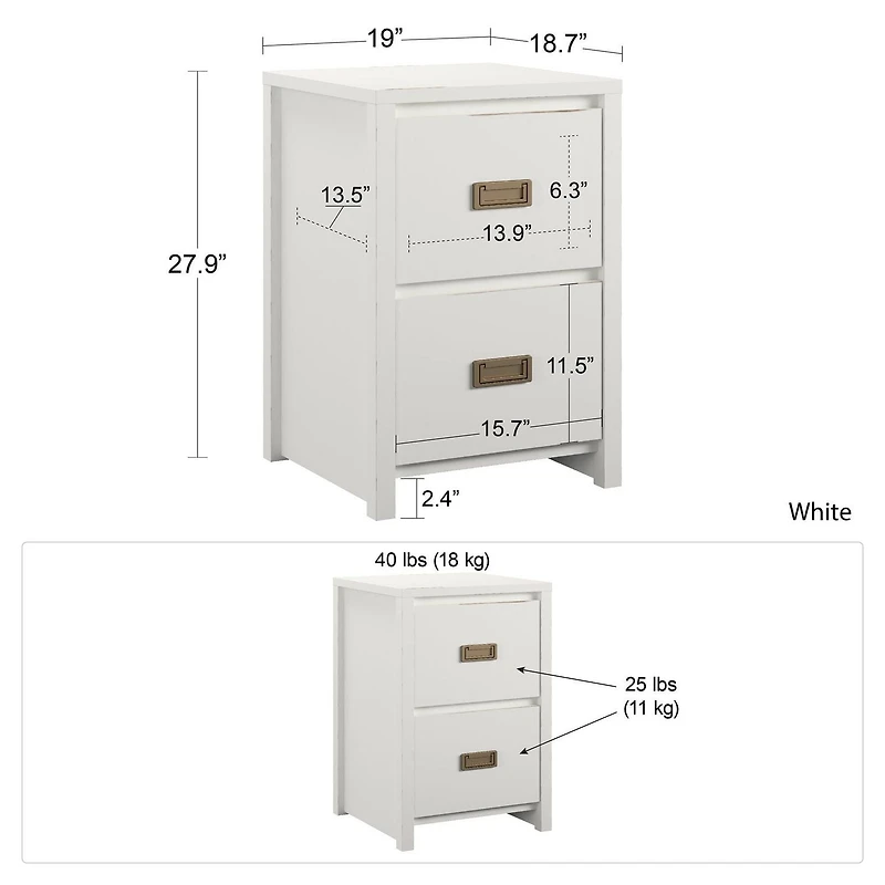 Monarch Hill Haven Nightstand, White