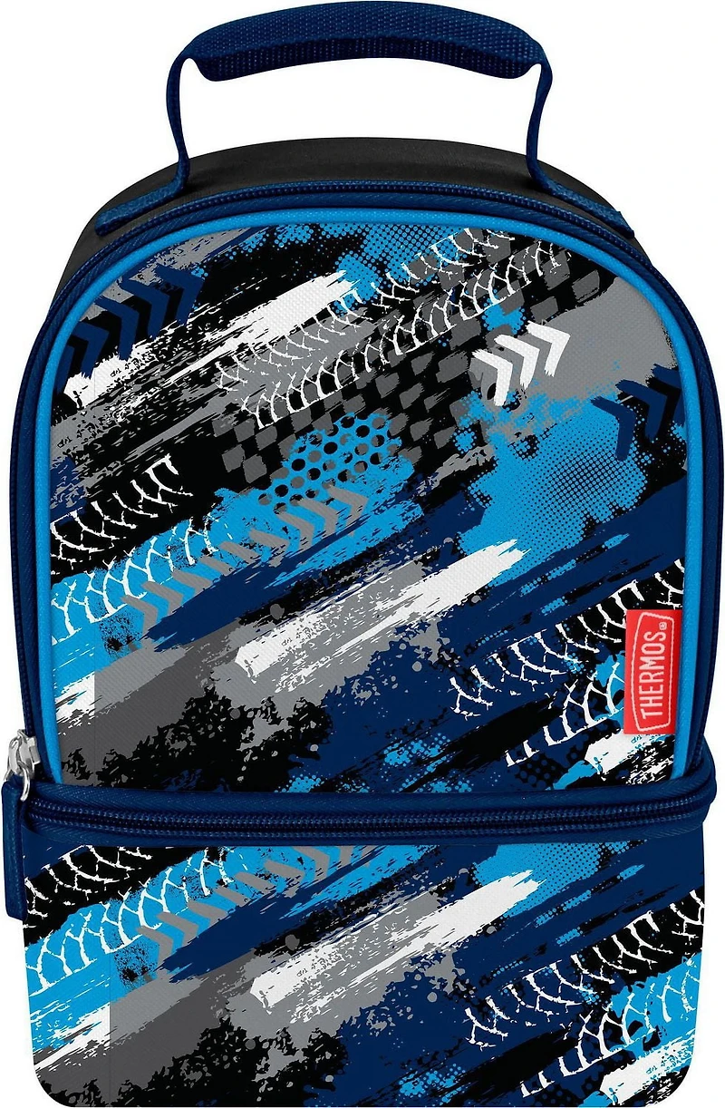 Sac à Lunch Thermos à Double Compartiment avec Coublure, Des Pistes