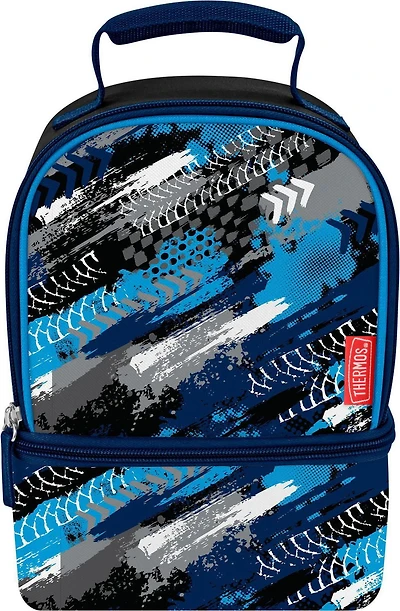Sac à Lunch Thermos à Double Compartiment avec Coublure,  Des Pistes