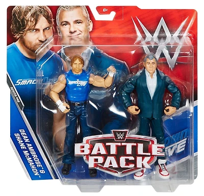 WWE – Série 46 – Coffret Combat – Figurines articulées – Dean Ambrose et Shane McMahon