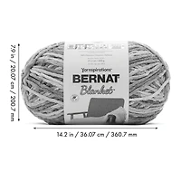 Bernat® Blanket™ #6 Super Bulky Polyester Fil, Poussière Rose 21.2Oz/600G 431 Yards