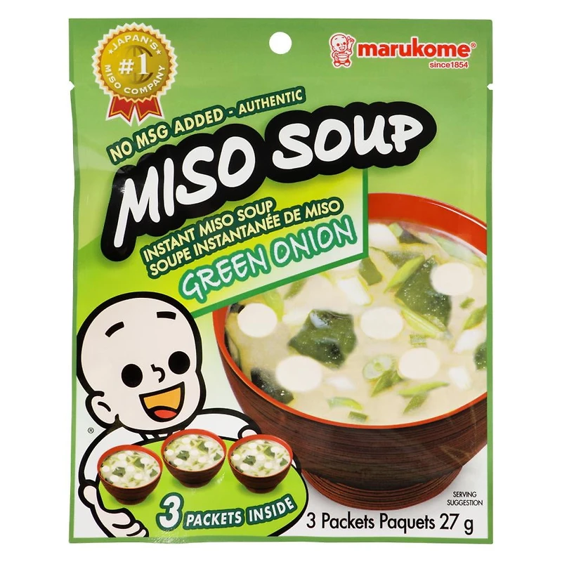 MARUKOME SOUPE MISO INSTANTANÉE (OIGNON VERT) SOUPE MISO INSTANTANÉE (OIGNON VERT)